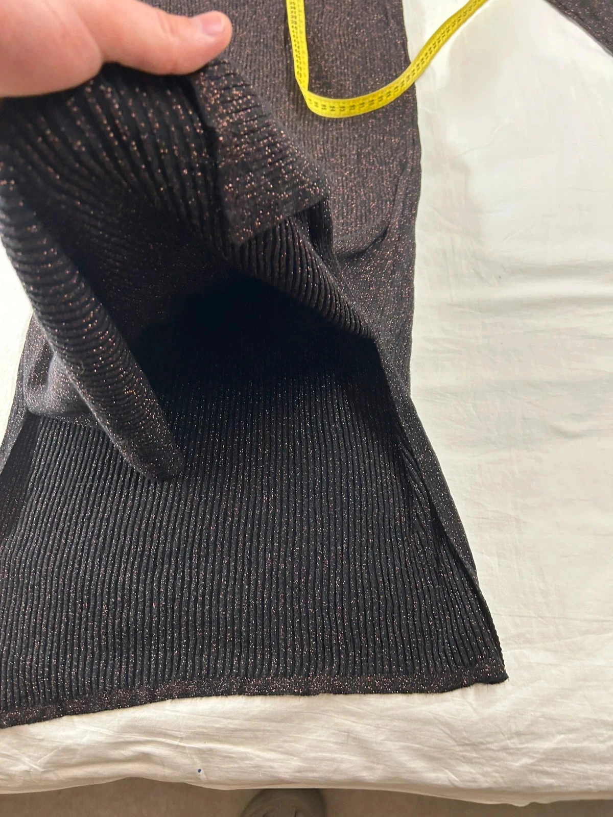 Bruine lange jurk met strass promod – photo 8